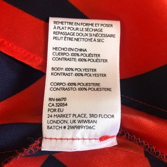 Silence + Noise Abstract Print Scoop Neck Racerback Fit & Flare Dress Mini Sz S - Picture 6 of 10